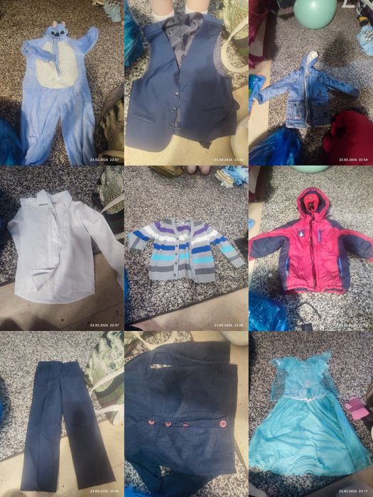Отдам детские вещи за смесь