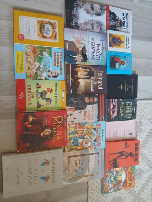 Lot de cărți ficțiune/religie+ voucher cadou 200 lei