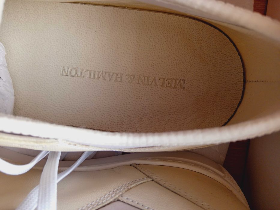 Нови Melvin & Hamilton N42 естествена кожа сникърси