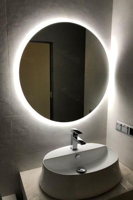 Зеркало с подсветкой 80