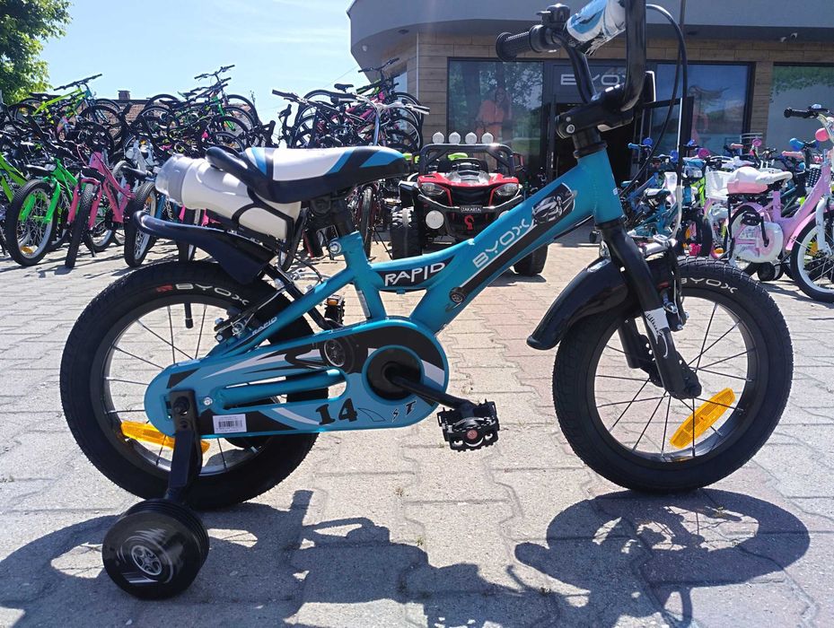 BYOX Велосипед 14" RAPID син