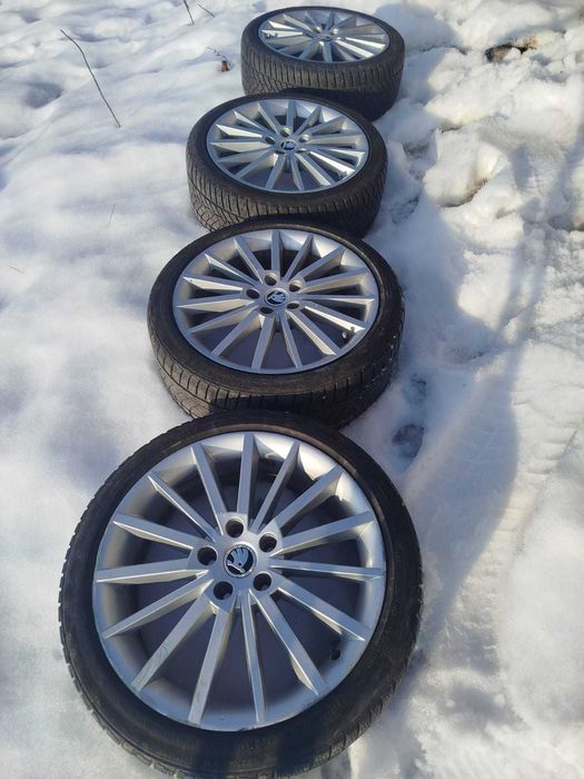 Jante 225/40R18 cu cauciucuri bune MS