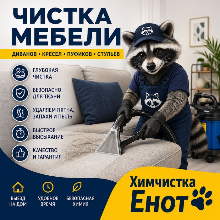 Чистка мебели (выезд)