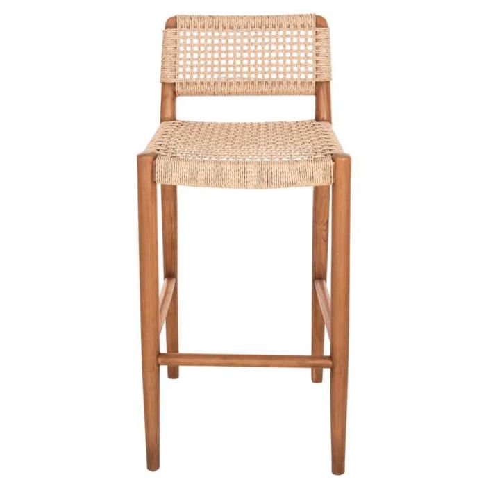 Бар стол, HM6134, Натурален, Дърво, 47х52х100см.