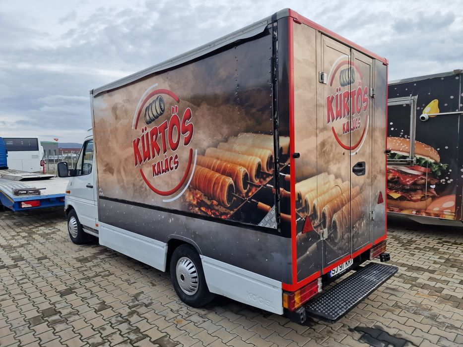 Food Truck Sprinter AFACERE LA CHEIE Kurtos Kalacs AutoRulota Comerț