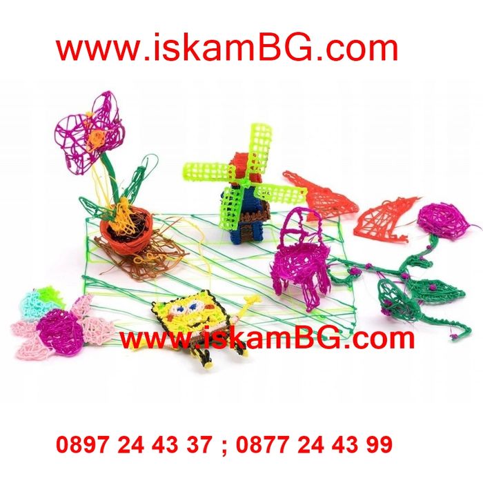 3D писалка за пространствено рисуване и моделиране 3д писалка химикал