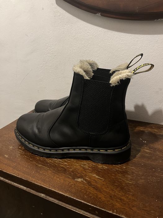 Dr. Martens 2976 Leonore Faux Fur Chelsea Boots Мъжки Боти