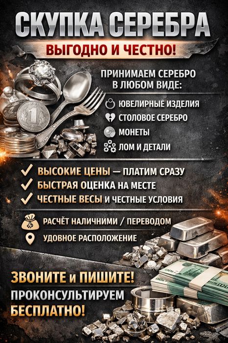Покупаем Серебро