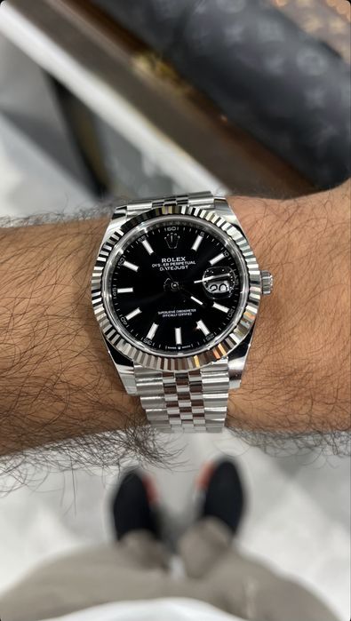 Rolex Date-Just 41mm Black Dial Cal 3235