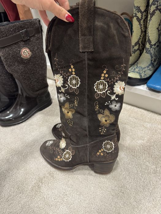 Daris ботуши естествена кожа, обувки Fabi