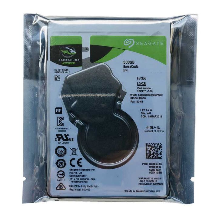 Hard Disk Laptop 500GB sigilat sata 3 tip 2.5 inc Seagate ST500LM030 Nou