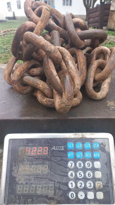 Цепи якорьные цепь
