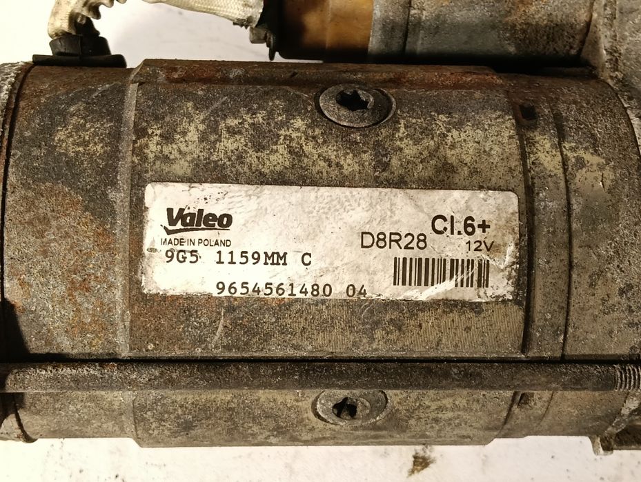 Стартер Valeo D8R28 9654561480 за Citroën C5 X7 2.0 HDi 180 автоматик