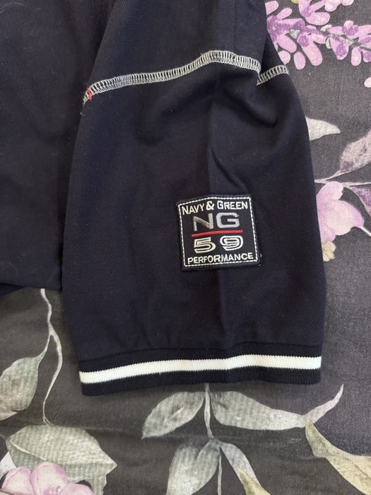Мъжка тениска Navy & Green