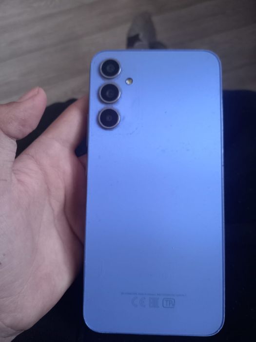 Samsung a34 синем рассцвете