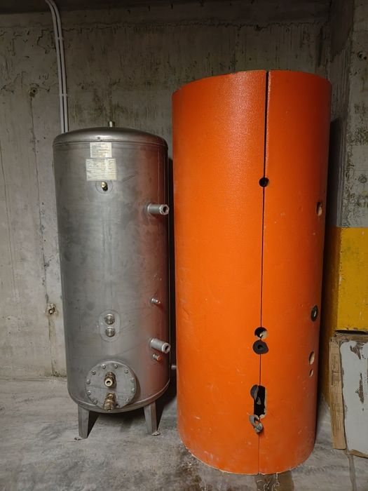 o Puffer 500L inox, cu izolatie