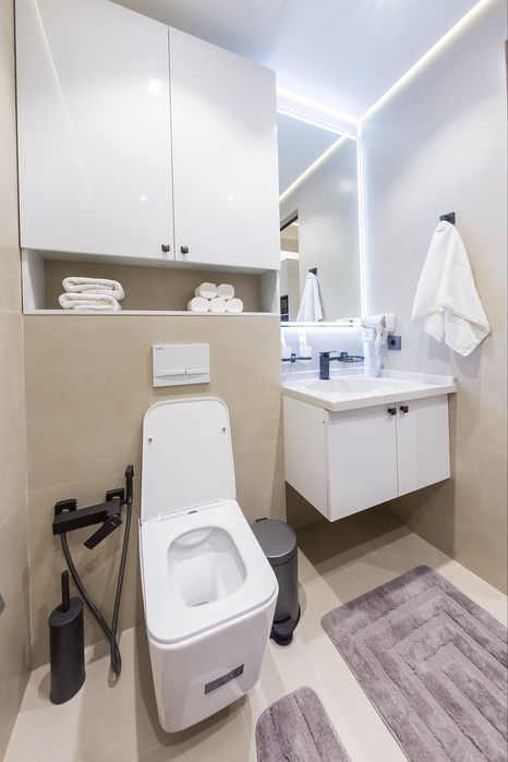 Современная студия посучтоно 22 этаж в жк NRG U Tower