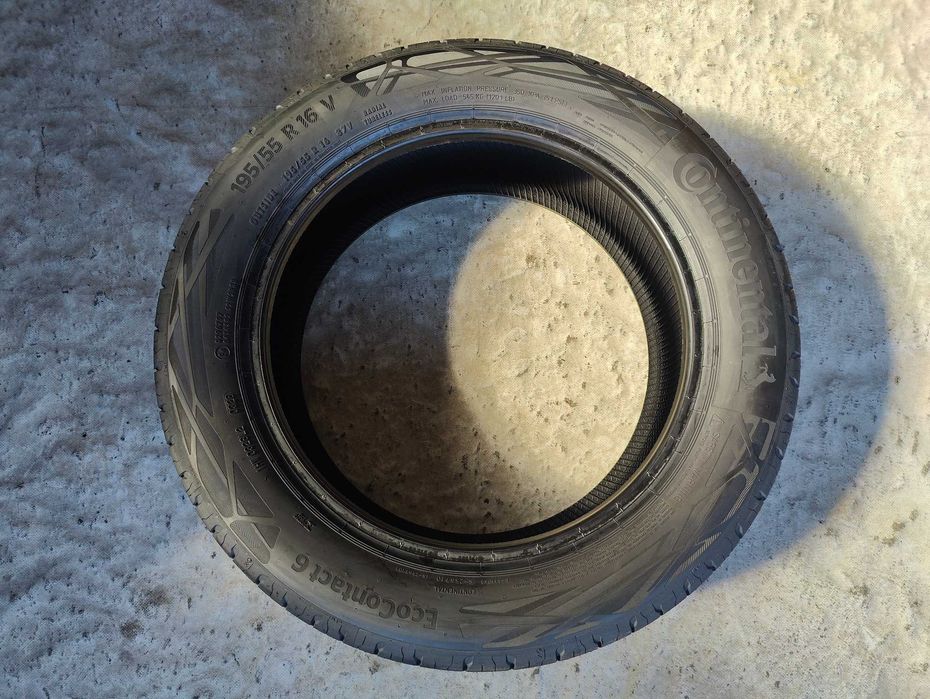 4 Нови летни гуми 195/55R16 Continental EcoContact 6 87V DOT2026