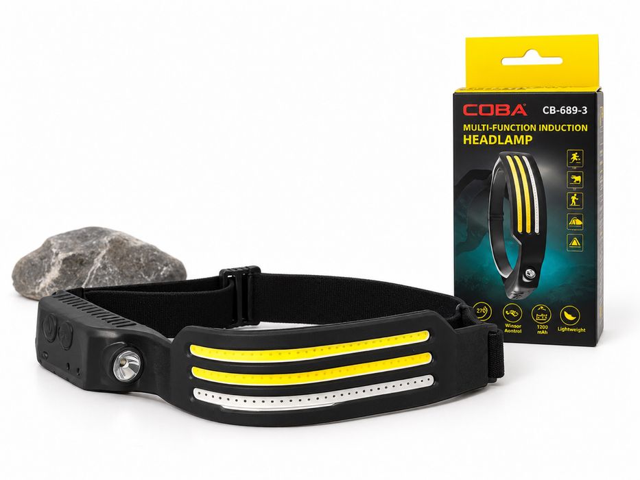 Налобный фонарик COBA