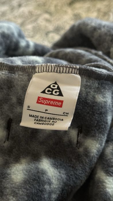 Supreme x Nike ACG Balaclava Fleece Pullover – Mint Snakeskin
