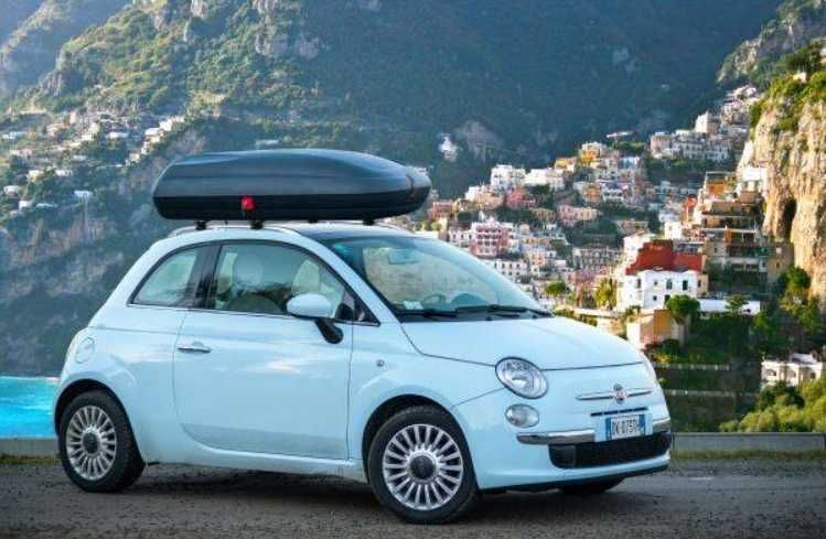 Багажник. Автобокс  320 литра - черен карбон