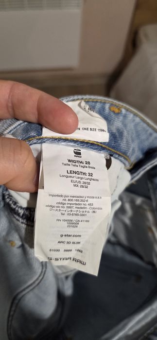 Дънки G-Star RAW ARC 3D Slim – W28 L32 – като нови