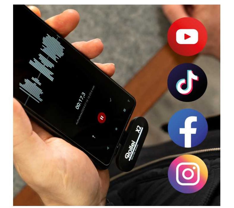 Lavaliere smartphone Rellei hear me mobile x2 Usb C Android Ipone