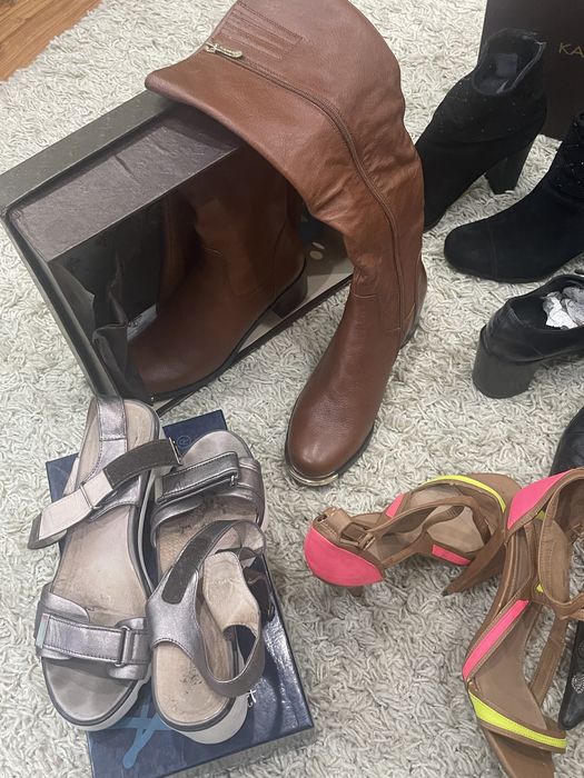 Распродажа обуви кожа , замша