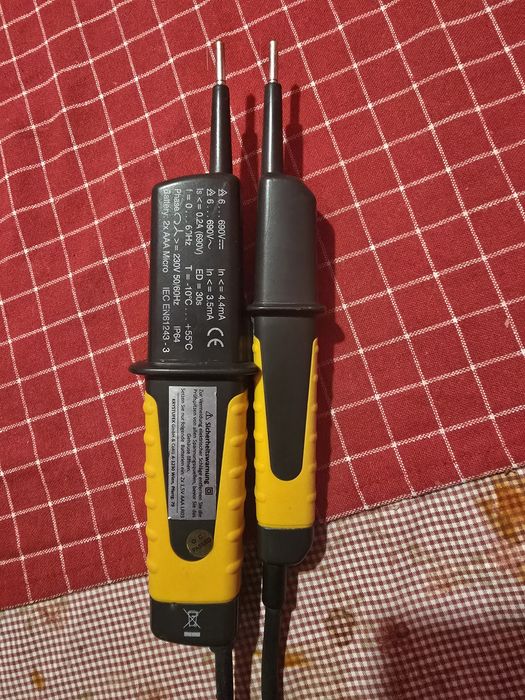 Aparat bipolar de tensiune cu LED, tester prot.diferentiala PANMV-690A