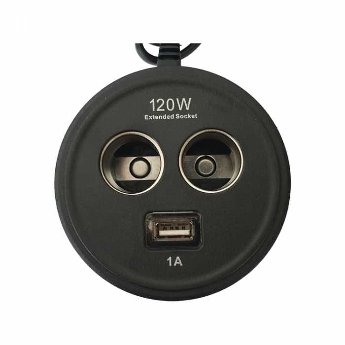Разклонител за запалка + 2USB гнезда Два модела