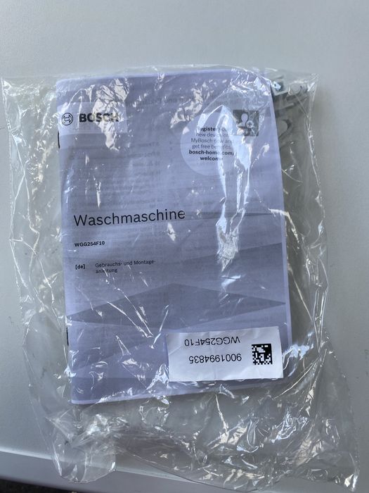 Пералня Bosch Serie 6 WUU28T42 9 кг.