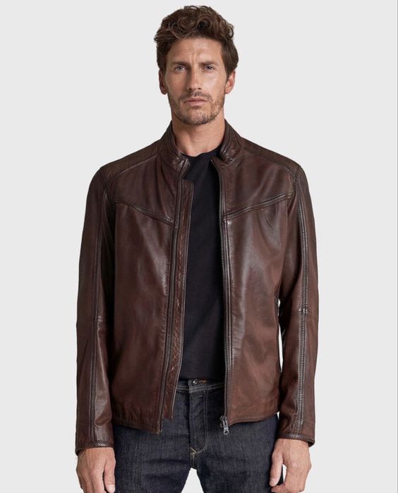 SaLsa Jeans / мъжко кожено(естествена) яке L