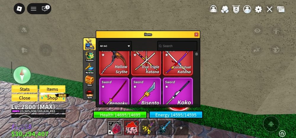 Блокс фрукт акк.