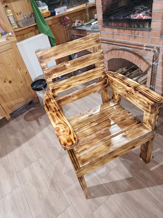 Scaun de gradina lemn masiv