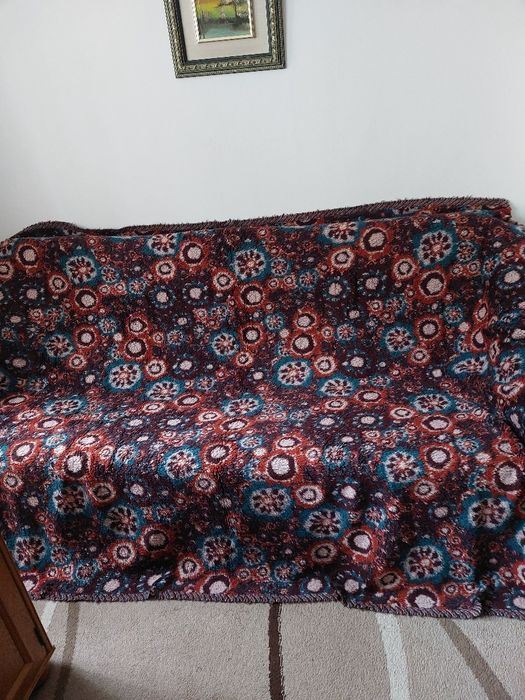 Cupon de blanita mix de lana, culori minunate, dimensiuni mari