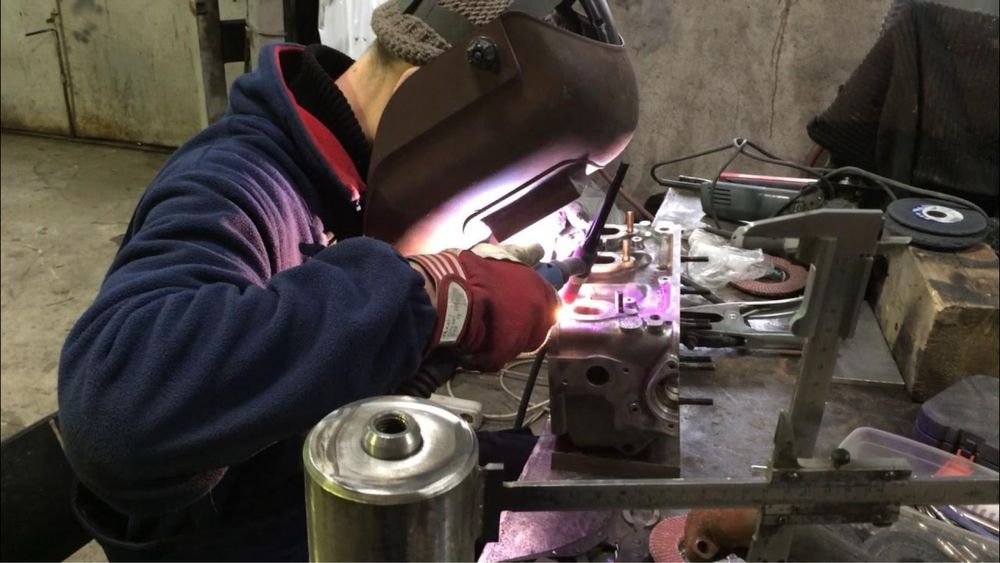 Сварка алюминия сварка ГБЦ ДВС