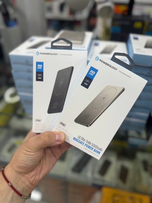 Powerology Ultra-Thin MagSafe Power Bank 5000mAh: