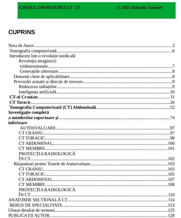 Ghid CT pentru asistenti medicali