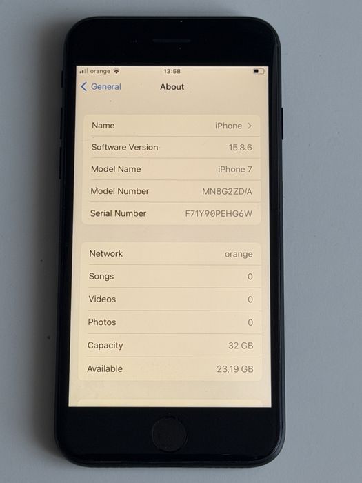 Apple iPhone 7 stare foarte buna necodat, activat  cu bypass
