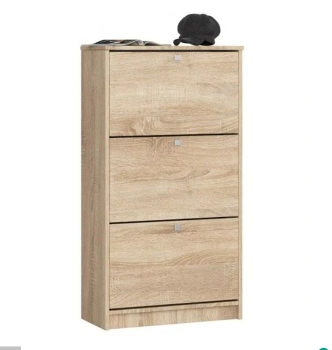 Pantofar alb/stejar  3 uși