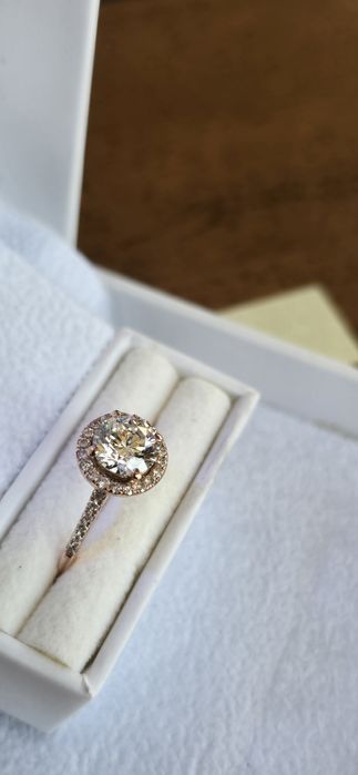 Inel Logodna Diamant  1.38 Ct superb