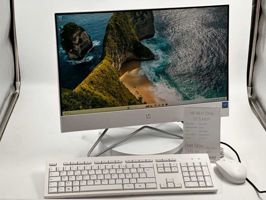 HP ALL IN ONE PC intel J4025 16GB RAM SSD256 Garantie 24 luni CashBox