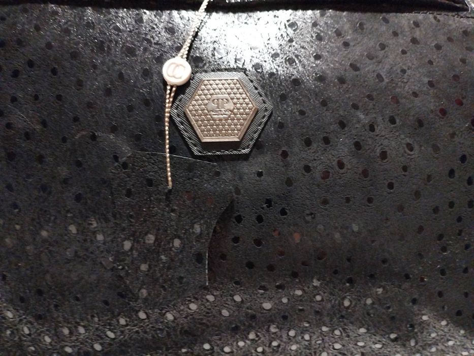 PHILIPP PLEIN-Кожена Чанта за Багаж.