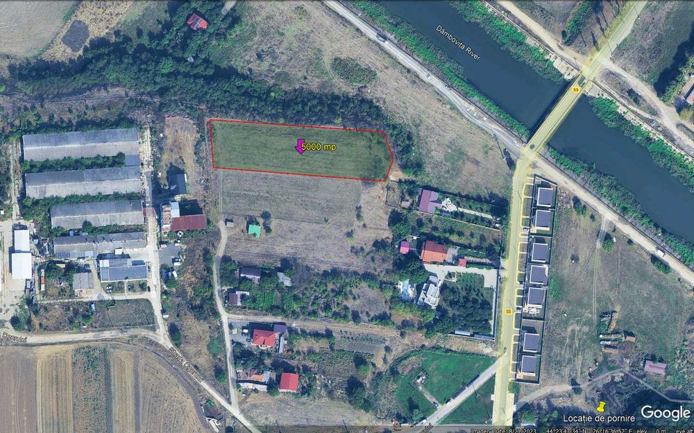 Proprietar, vând teren intravilan Cernica - Bălăceanca