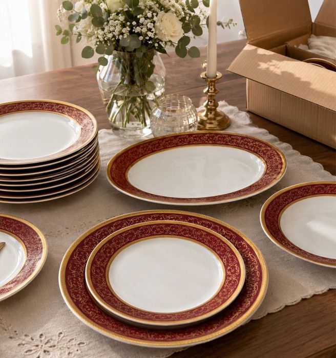 Set farfurii portelan THUN 19 piese