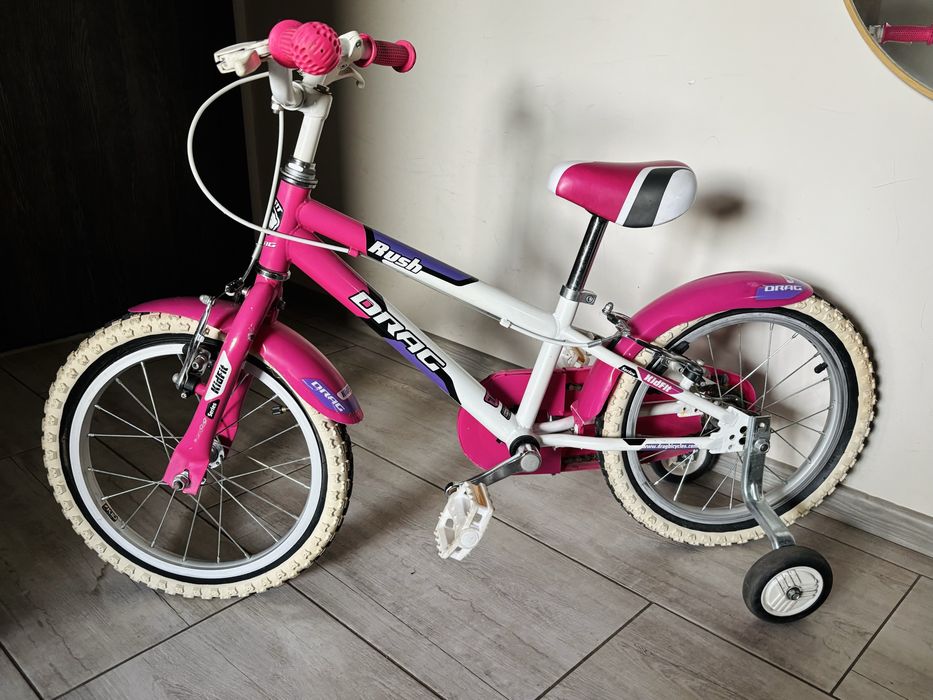 Детско колело DRAG Rush 16” с помощни колела – 40 €