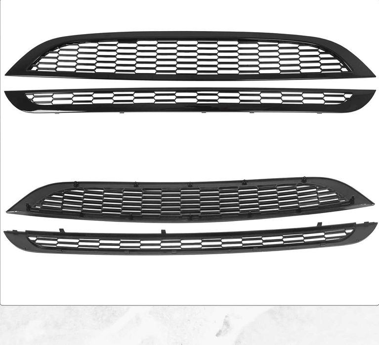 Решеетка Мини Купър R50 R52 R53 Mini Cooper решетки Черна тунинг гланц