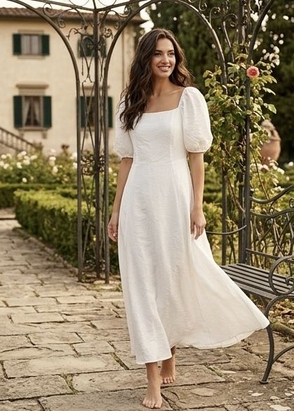 Платье женское летнее в романтическом стиле