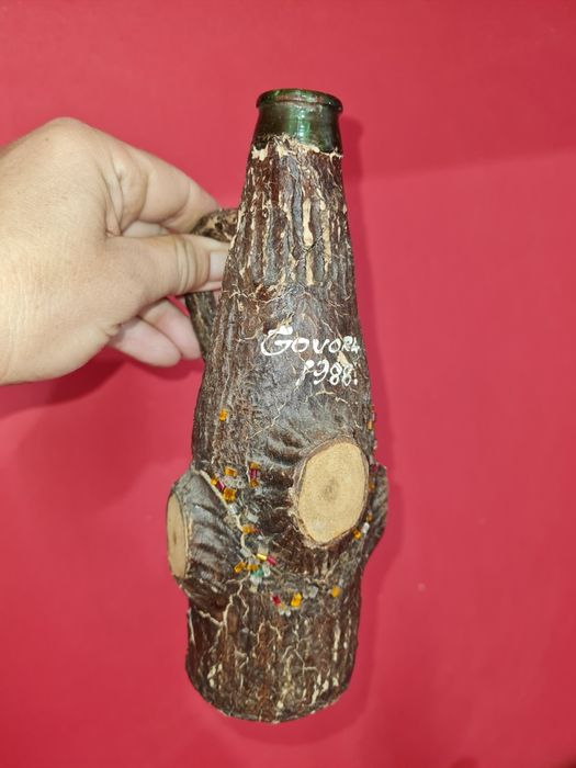 Bidon sticla veche Govora, rara, colectie, anii 80