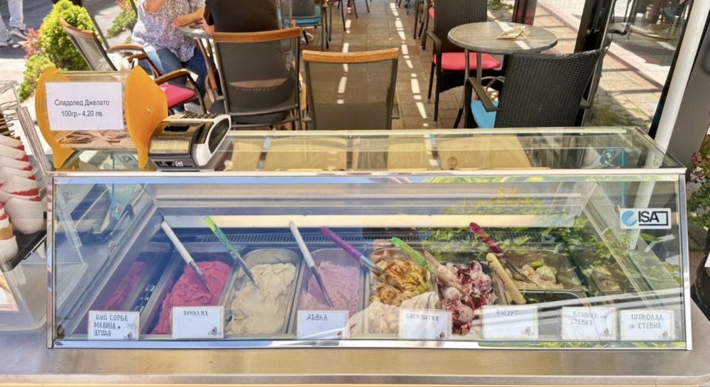 Италианска количка за сладолед